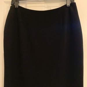 NWOT Casual Corner Black suit skirt